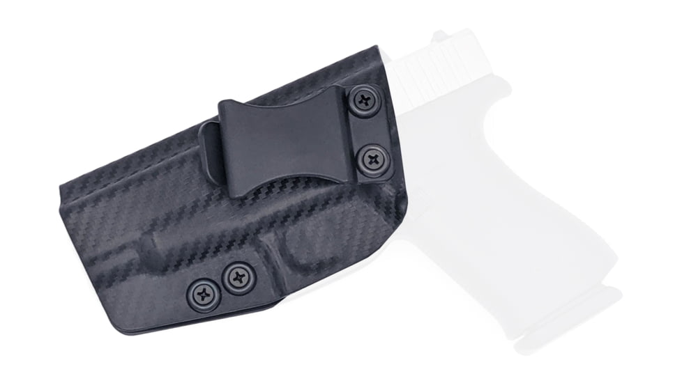 Rounded IWB KYDEX Holster, Glock 48, Left Hand, Carbon Fiber, GLK-G48-CF-LH-VAR