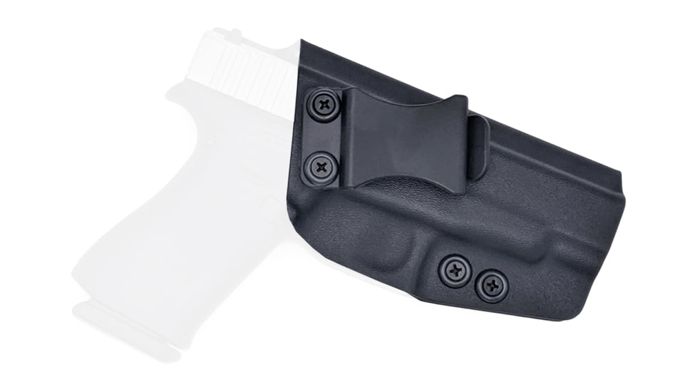 Rounded IWB KYDEX Holster, Glock 48, Right Hand, Black, GLK-G48-BK-RH-VAR