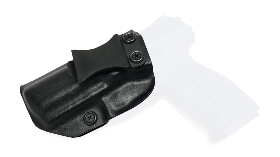 Rounded IWB KYDEX Holster, Heckler &amp; Koch P30/P2000, Left Hand, Black, HKH-P30-BK-LH-VAR