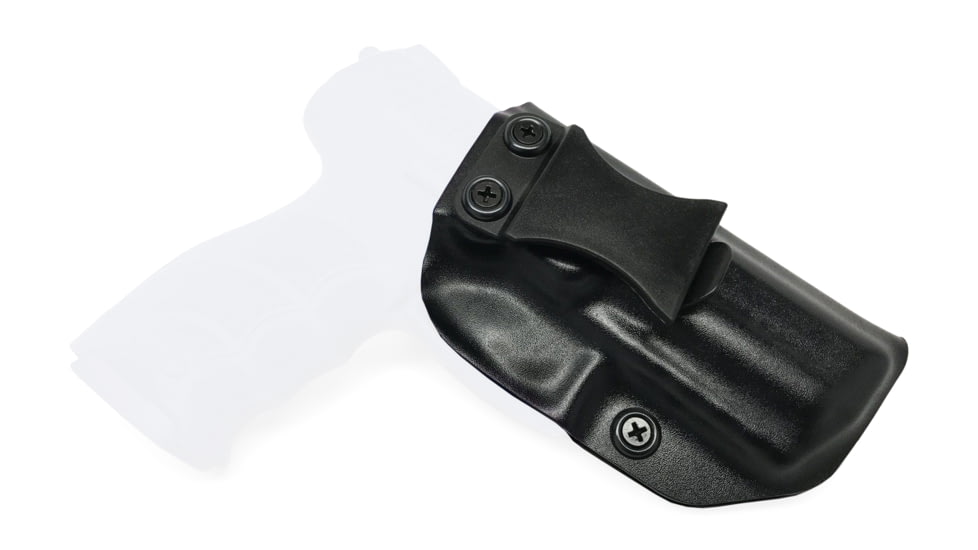Rounded IWB KYDEX Holster, Heckler &amp; Koch P30/P2000, Right Hand, Black, HKH-P30-BK-RH-VAR