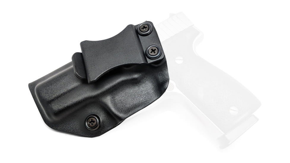 Rounded IWB KYDEX Holster, Kahr K9, Left Hand, Black, KHR-K9-BK-LH-VAR