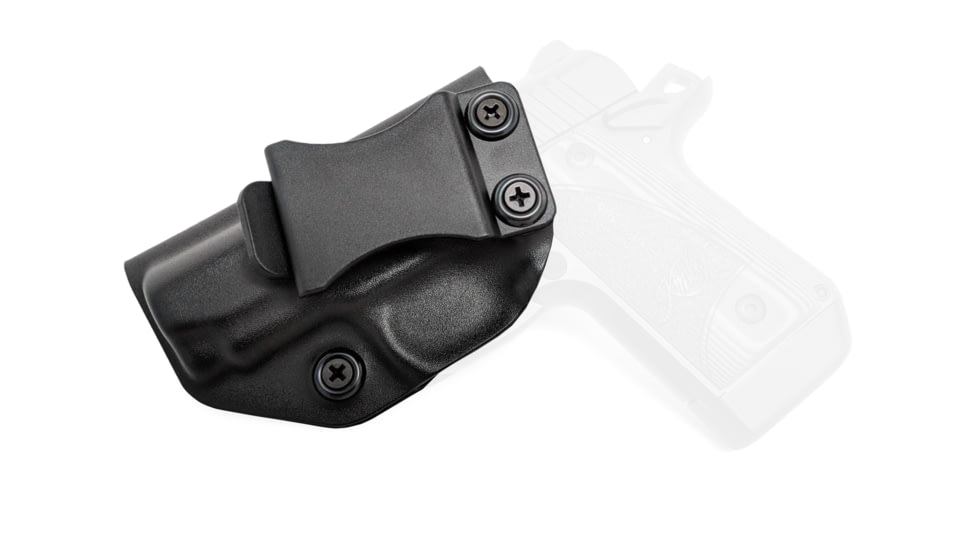 Rounded IWB KYDEX Holster, Kimber Micro 9, Left Hand, Black, KBR-MICRO9-BK-LH-VAR