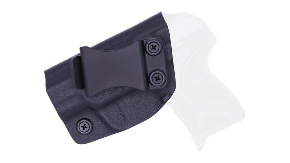 Rounded IWB KYDEX Holster, Ruger LCP 2, Left Hand, Black, RGR-LCP2-BK-LH-VAR