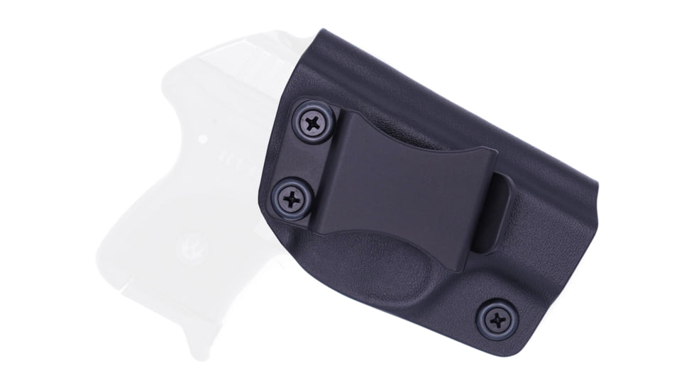 Rounded IWB KYDEX Holster, Ruger LCP, Right Hand, Black, RGR-LCP-BK-RH-VAR