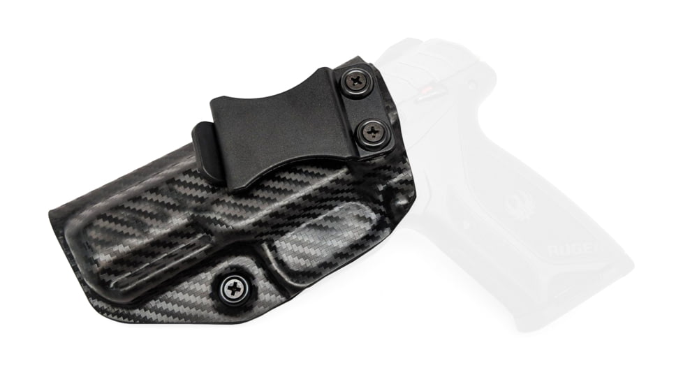 Rounded IWB KYDEX Holster, Ruger Security-9, Left Hand, Carbon Fiber, RGR-SCRTY9-CF-LH-VAR