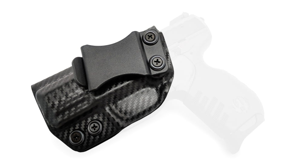 Rounded IWB KYDEX Holster, Ruger SR22, Left Hand, Carbon Fiber, RGR-SR22-CF-LH-VAR