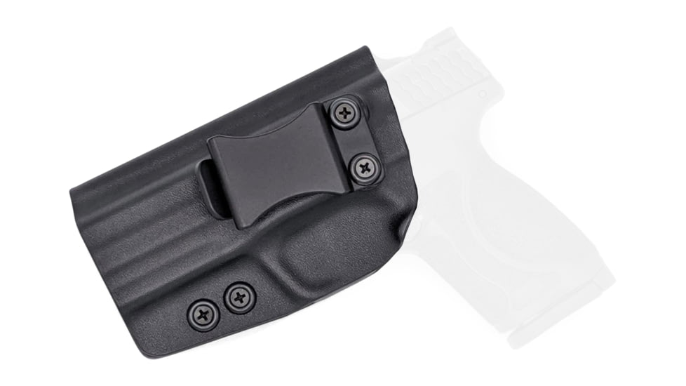Rounded IWB KYDEX Holster, S&amp;W M&amp;P 4.25in, Left Hand, Black, SWN-MP425940-BK-LH-VAR
