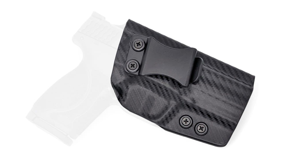 Rounded IWB KYDEX Holster, S&amp;W M&amp;P 4.25in, Right Hand, Carbon Fiber, SWN-MP425940-CF-RH-VAR