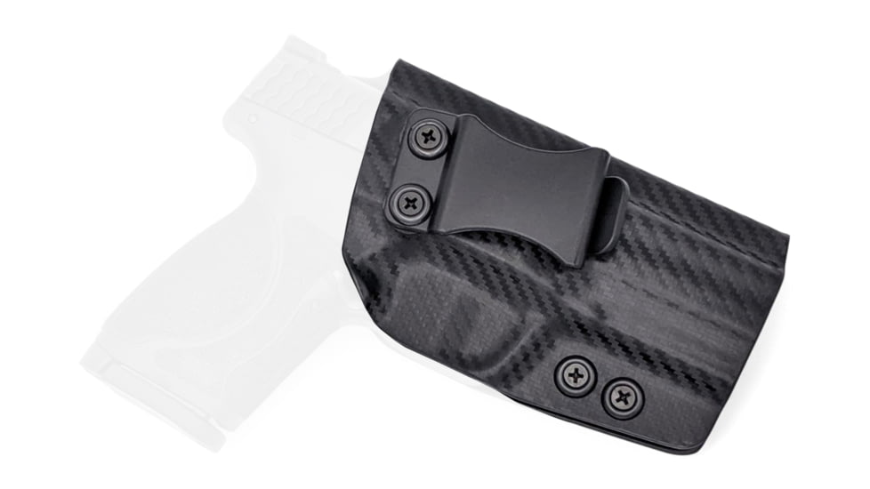 Rounded IWB KYDEX Holster, S&amp;W M&amp;P 9/40 M2.0 3.6in Compact/Sub-Compact, RH, Black, SWN-MP940M2036C-BK-RH-VAR