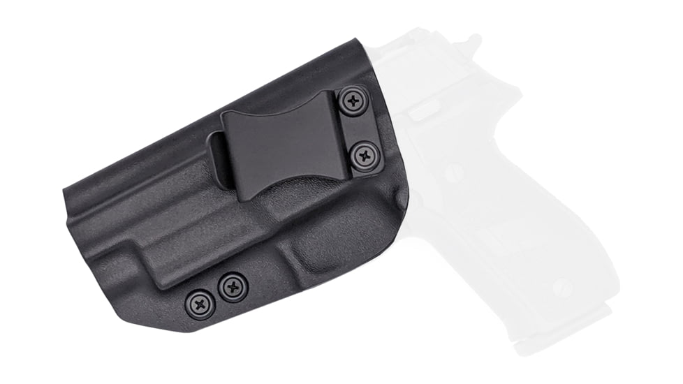 Rounded IWB KYDEX Holster, Sig Sauer P220 w/Rail, Left Hand, Black, SSR-P220WRL-BK-LH-VAR