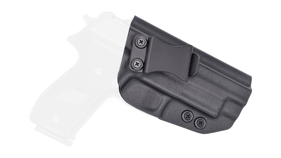 Rounded IWB KYDEX Holster, Sig Sauer P220 w/Rail, Right Hand, Black, SSR-P220WRL-BK-RH-VAR