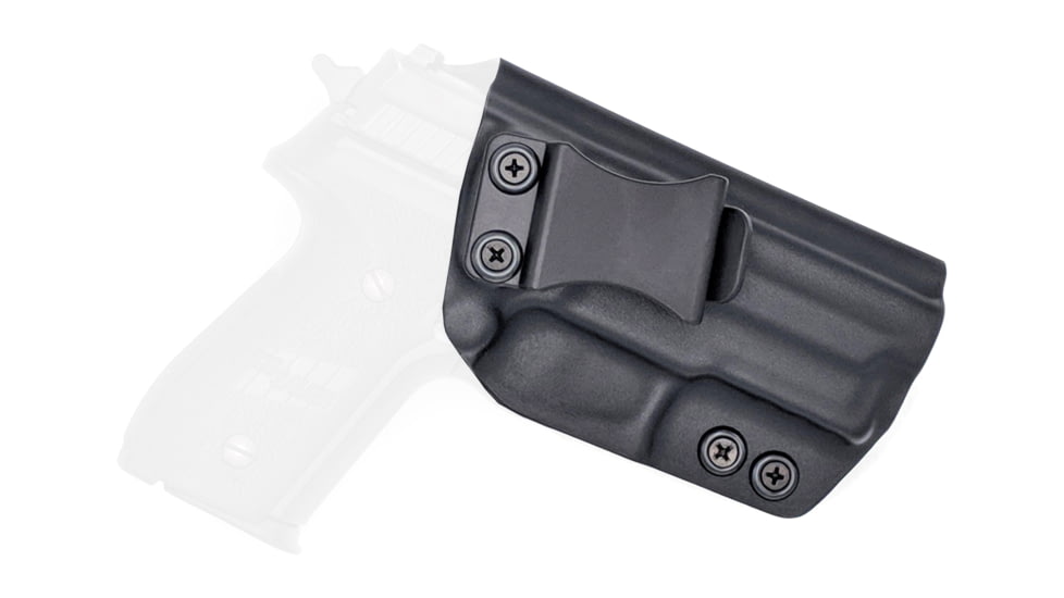 Rounded IWB KYDEX Holster, Sig Sauer P229 w/Rail, Right Hand, Black, SSR-P229WRL-BK-RH-VAR