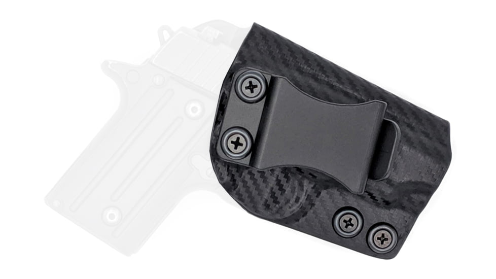 Rounded IWB KYDEX Holster, Sig Sauer P238, Right Hand, Black, SSR-P238-BK-RH-VAR