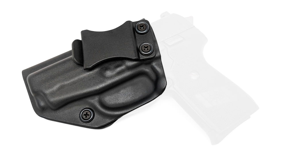Rounded IWB KYDEX Holster, Sig Sauer P239, Left Hand, Black, SSR-P239-BK-LH-VAR