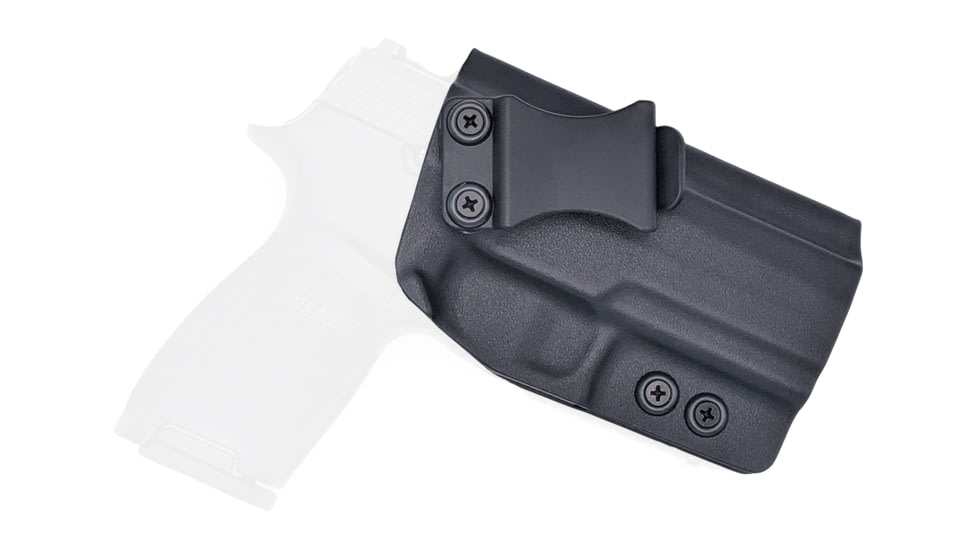 Rounded IWB KYDEX Holster, Sig Sauer P320 Compact/Carry, Right Hand, Black, SSR-P320-BK-RH-VAR