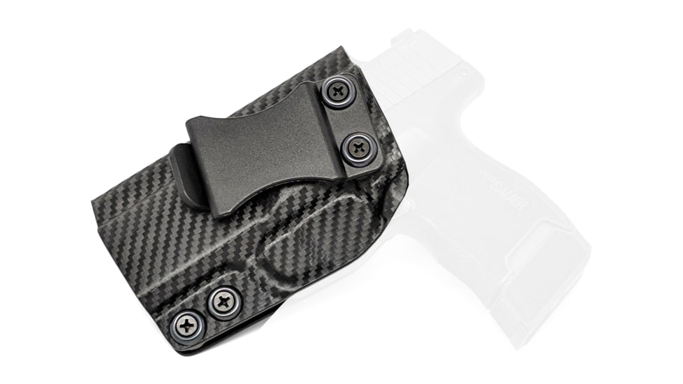 Rounded IWB KYDEX Holster, Sig Sauer P365, Left Hand, Carbon Fiber, SSR-P365-CF-LH-VAR