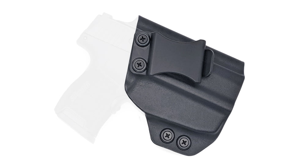 Rounded IWB KYDEX Holster, Sig Sauer P365 w/Foxtrot Laser, Right Hand, Black, SSR-P365FOX-BK-RH-VAR