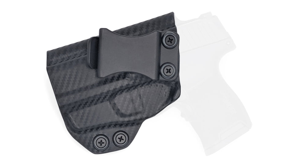 Rounded IWB KYDEX Holster, Sig Sauer P365 w/Lima Laser, Left Hand, Carbon Fiber, SSR-P365LIMA-CF-LH-VAR