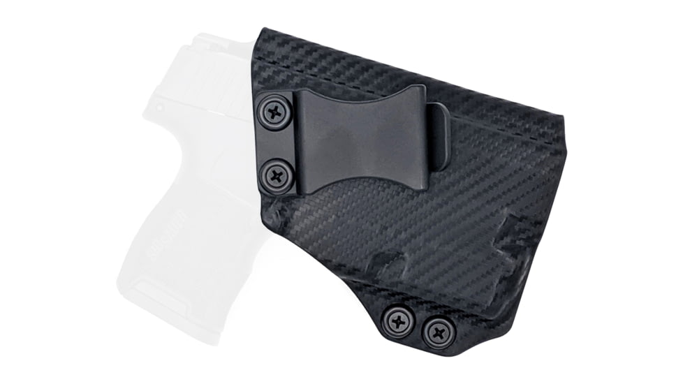 Rounded IWB KYDEX Holster, Sig Sauer P365 w/TLR-6, Right Hand, Carbon Fiber, SSR-P365TLR6-CF-RH-VAR