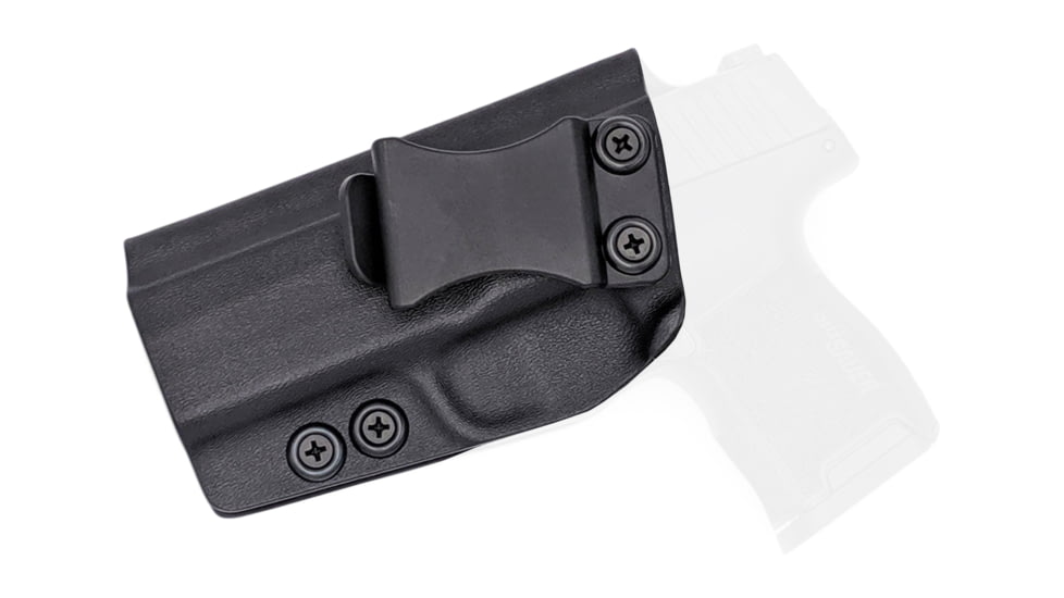 Rounded IWB KYDEX Holster, Sig Sauer P365 XL, Left Hand, Black, SSR-P365XL-BK-LH-VAR