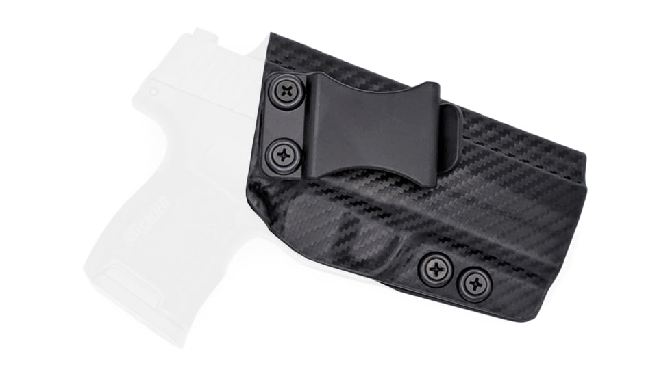 Rounded IWB KYDEX Holster, Sig Sauer P365 XL, Right Hand, Carbon Fiber, SSR-P365XL-CF-RH-VAR