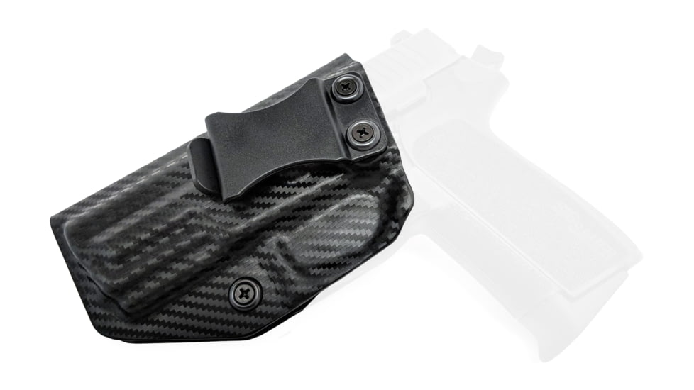 Rounded IWB KYDEX Holster, Sig Sauer SP2022, Left Hand, Carbon Fiber, SSR-SP2022-CF-LH-VAR