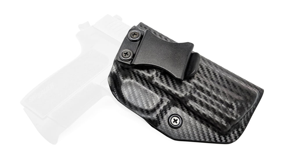 Rounded IWB KYDEX Holster, Sig Sauer SP2022, Right Hand, Carbon Fiber, SSR-SP2022-CF-RH-VAR