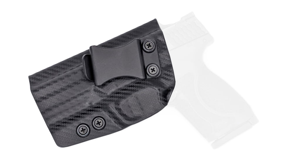 Rounded IWB KYDEX Holster, Smith &amp; Wesson M&amp;P M2.0, Left Hand, Carbon Fiber, SWN-MPM20940-CF-LH-VAR