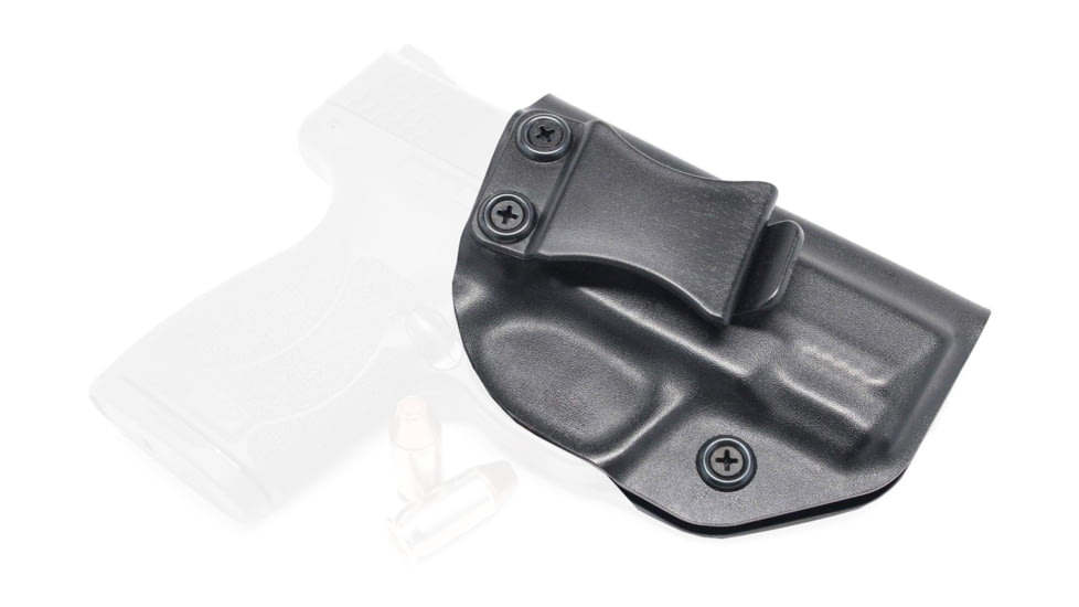 Rounded IWB KYDEX Holster, Smith &amp; Wesson M&amp;P SHIELD 45 ACP, Right Hand, Black, SWN-MPSHIELD45-BK-RH-VAR