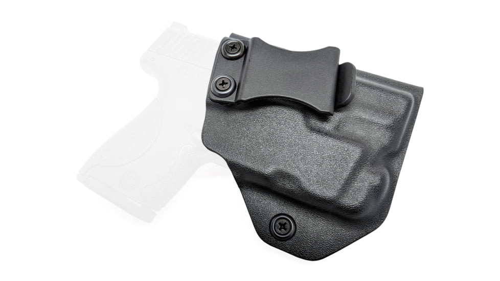 Rounded IWB KYDEX Holster, Smith &amp; Wesson M&amp;P SHIELD 9mm/40SW w/TLR-6, Right Hand, Black, SWN-MPSHIELDTLR6-BK-RH-VAR