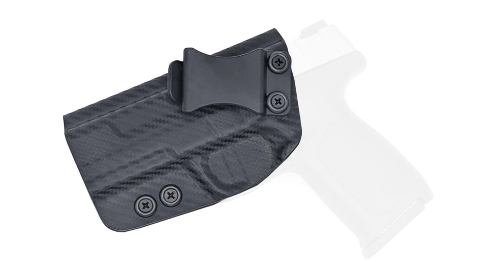 Rounded IWB KYDEX Holster, Smith &amp; Wesson SD9VE/SD40VE, Left Hand, Carbon Fiber, SWN-SW940VE-CF-LH-VAR