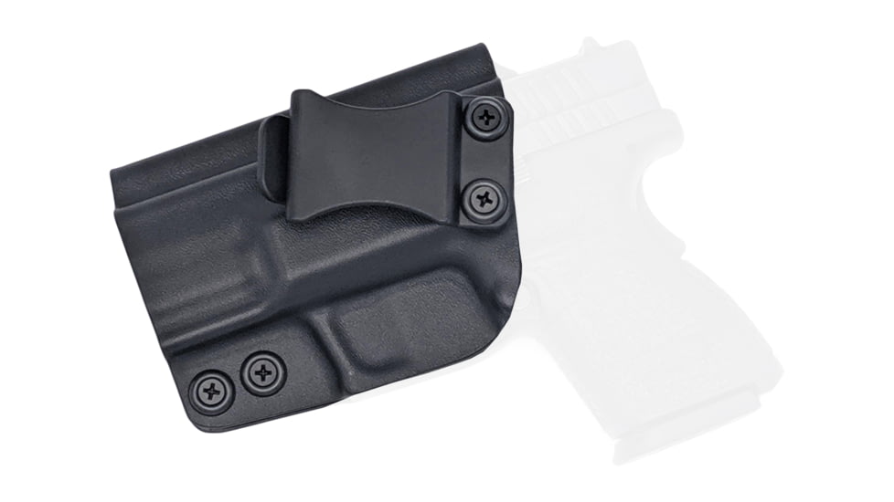 Rounded IWB KYDEX Holster, Springfield XD 3in Sub-Compact, Left Hand, Black, SFA-XD3SUB-BK-LH-VAR
