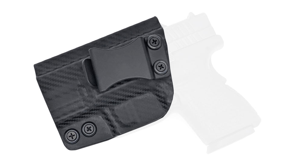 Rounded IWB KYDEX Holster, Springfield XD 3in Sub-Compact, Left Hand, Carbon Fiber, SFA-XD3SUB-CF-LH-VAR