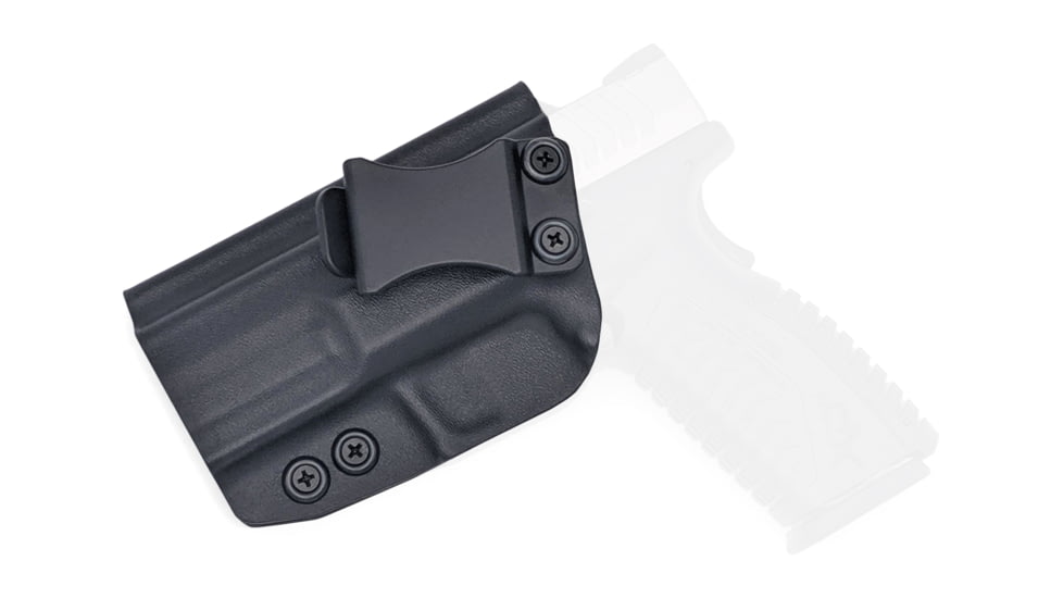 Rounded IWB KYDEX Holster, Springfield XD-M 3.8in 9mm, Left Hand, Black, SFA-XDM38-BK-LH-VAR