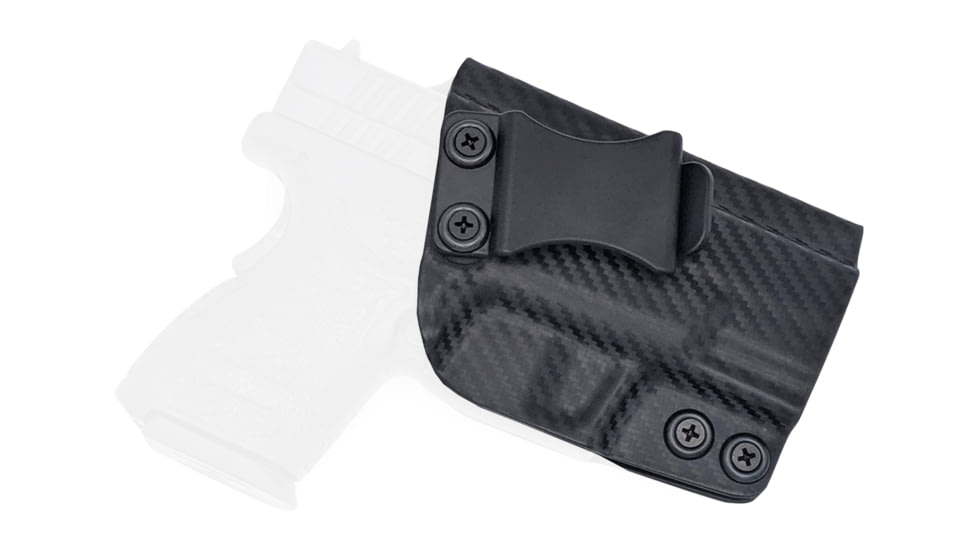 Rounded IWB KYDEX Holster, Springfield XD MOD.2 3.3in 45 ACP Sub-Compact, Right Hand, Carbon Fiber, SFA-XDMOD245-CF-RH