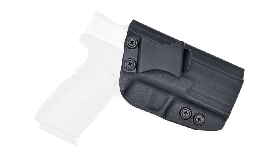 Rounded IWB KYDEX Holster, Springfield XD MOD.2 3in Sub-Compact, Right Hand, Black, SFA-XDMOD2-BK-RH-VAR