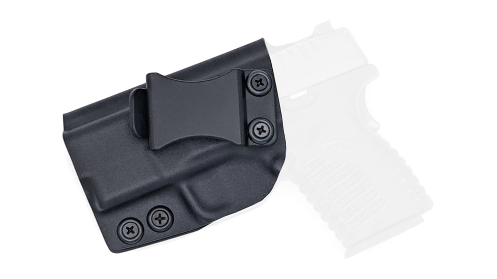 Rounded IWB KYDEX Holster, Springfield XD-S 3.3in, Left Hand, Black, SFA-XDS33-BK-LH-VAR