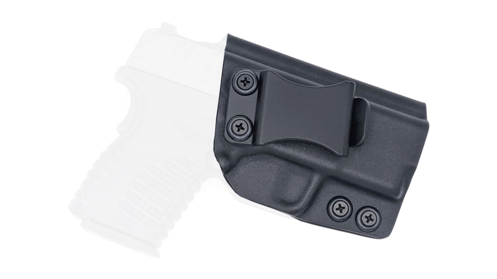Rounded IWB KYDEX Holster, Springfield XD-S 3.3in, Right Hand, Black, SFA-XDS33-BK-RH-VAR
