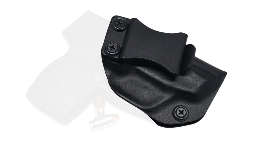 Rounded IWB KYDEX Holster, Taurus 738 TCP, Right Hand, Black, TRS-738-BK-RH-VAR