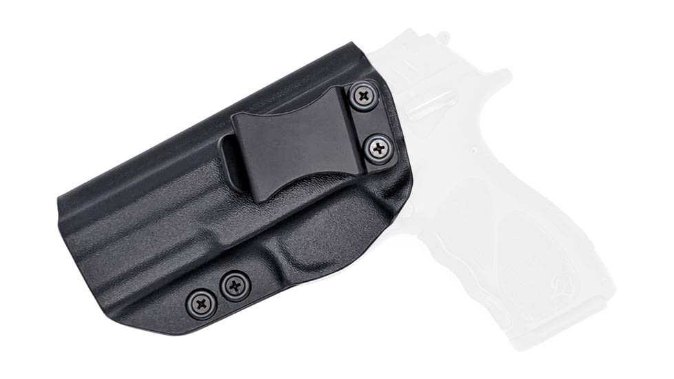 Rounded IWB KYDEX Holster, Taurus TH9/TH40 Full Size, Left Hand, Black, TRS-TH9TH40-BK-LH-VAR