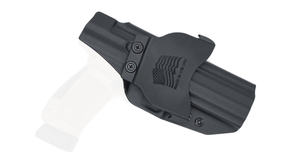 Rounded OWB KYDEX Paddle Holster, Canik TP9SFX, Left Hand, Black, CNK-TP9SFX-BK-LH-OWBPDL