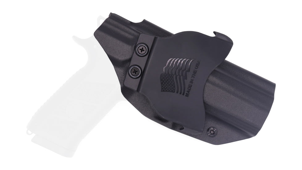 Rounded OWB KYDEX Paddle Holster, CZ P-07, Left Hand, Black, CZU-P07-BK-LH-OWBPDL