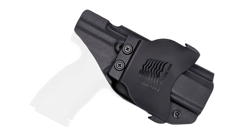 Rounded OWB KYDEX Paddle Holster, CZ P-10 C, Left Hand, Black, CZU-P10C-BK-LH-OWBPDL