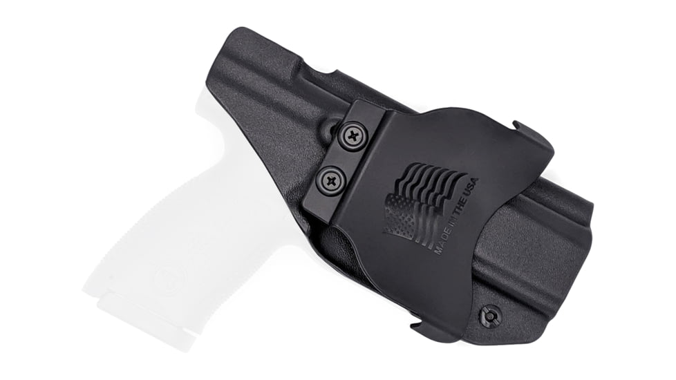 Rounded OWB KYDEX Paddle Holster, CZ P-10 F, Left Hand, Black, CZU-P10FS-BK-LH-OWBPDL
