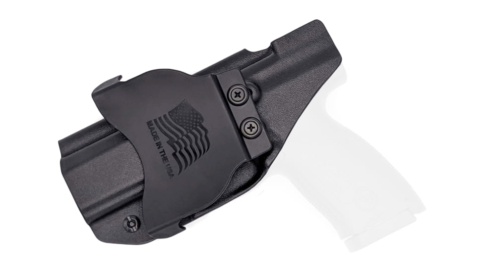 Rounded OWB KYDEX Paddle Holster, CZ P-10 S, Right Hand, Black, CZU-P10SUB-BK-RH-OWBPDL