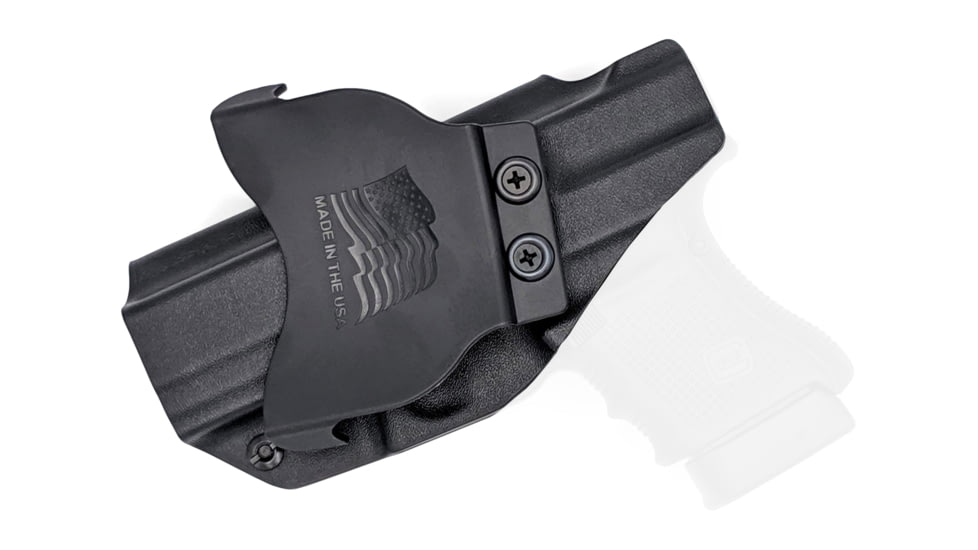 Rounded OWB KYDEX Paddle Holster, Glock 29/30/30SF, Right Hand, Black, GLK-G30-BK-RH-OWBPDL
