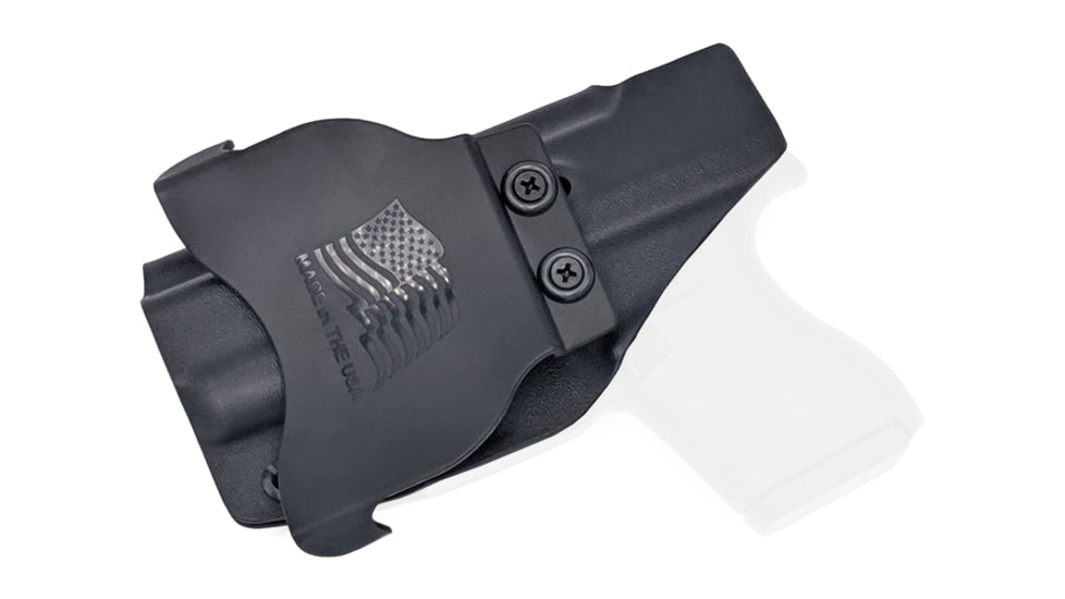 USED Rounded OWB KYDEX Paddle Holster, Glock 43/43X, Right Hand, Black, GLK-G43-BK-RH-OWBPDL, EDEMO1, Condition Fair, Other
