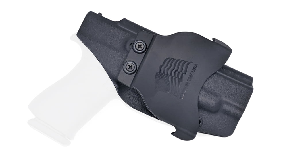 Rounded OWB KYDEX Paddle Holster, Glock 48, Left Hand, Black, GLK-G48-BK-LH-OWBPDL