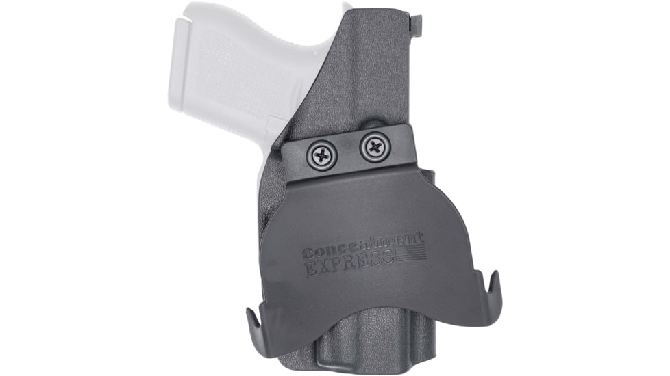 Rounded OWB KYDEX Paddle Holster Optics Ready for Glock 43, Left, Black, CEC000612