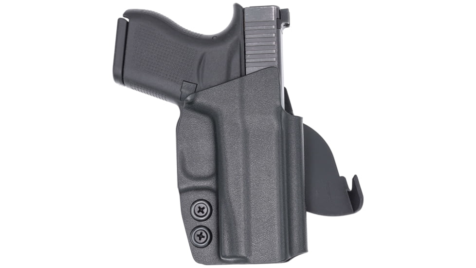 Rounded OWB KYDEX Paddle Holster Optics Ready for Glock 43, Right, Black, CEC000613